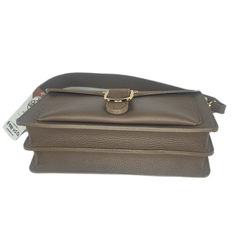 Charlie Leather Zilvia Green/Olive Small Suede & Pebbled Handbag/Crossbody-NWT - Picture 6 of 11